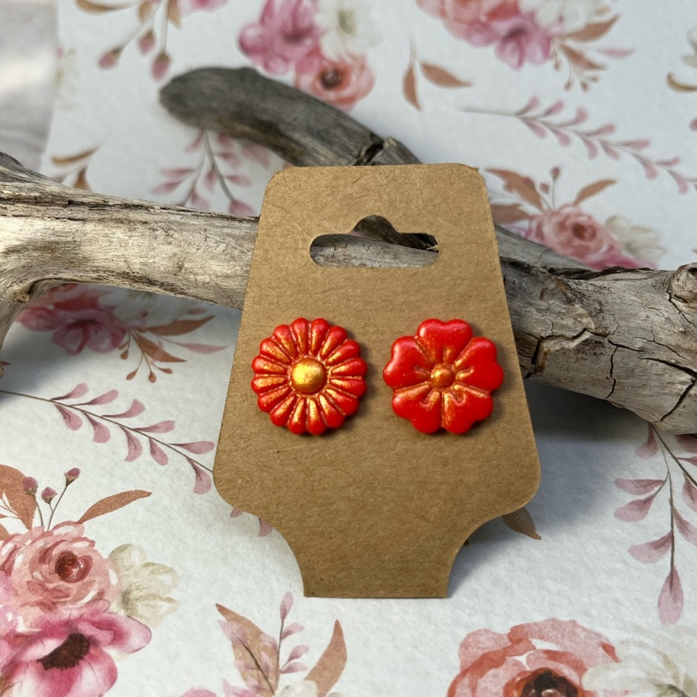 Floral Stud Earrings